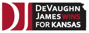 DeVaughn James WINS for Kansas Logo