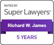 Richard James is Rated by Super Lawyers - 5 Years